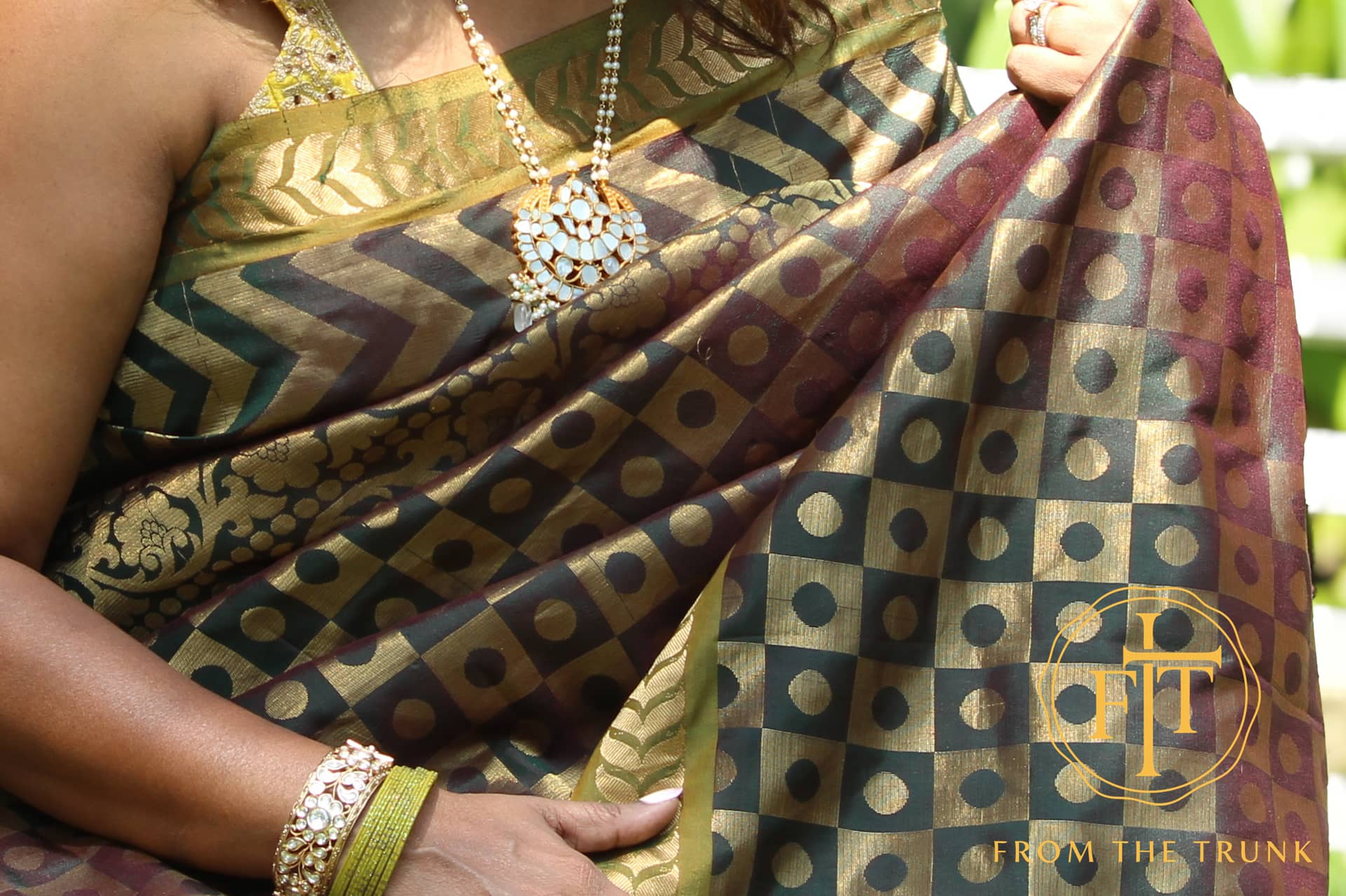 Thangam Golden Weave Kanjivaram, pre-loved Kanjeevaram saree from From the Trunk
