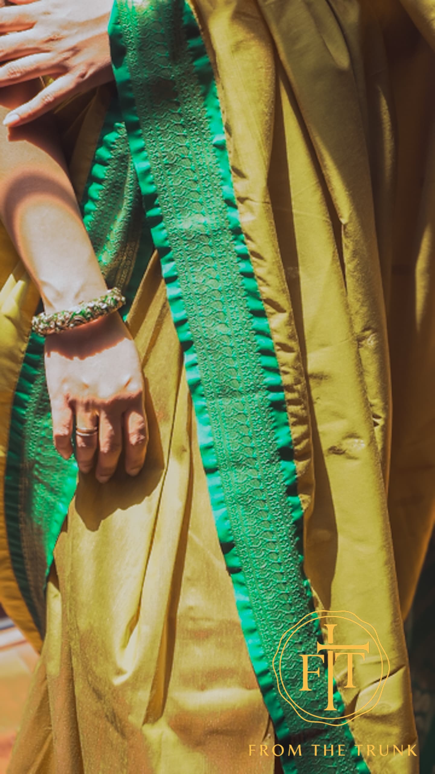 Lime and Gold Cotton Classic