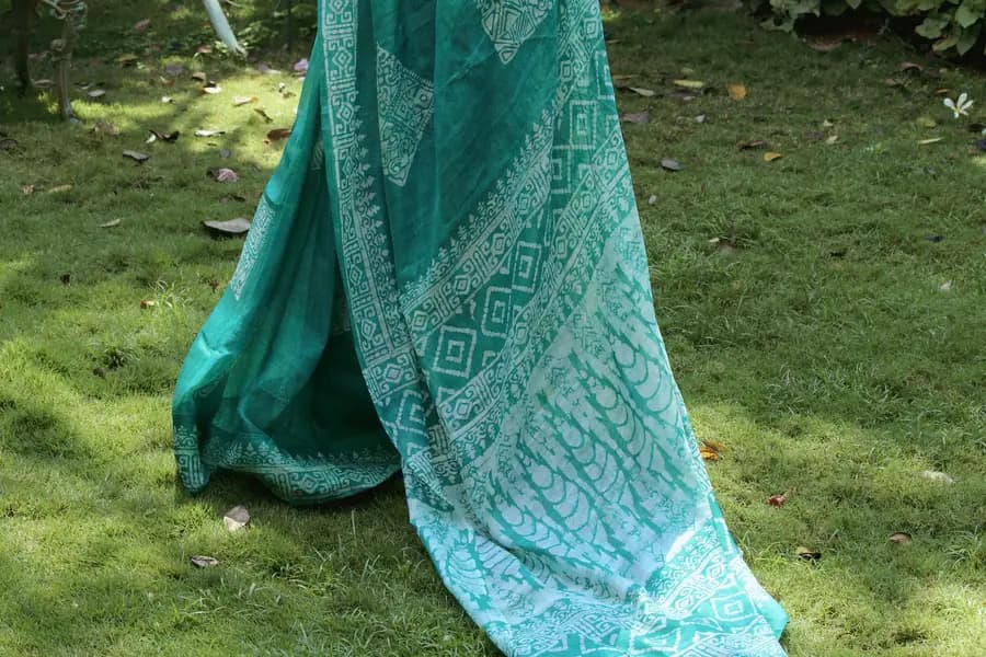 A restored From the Trunk saree